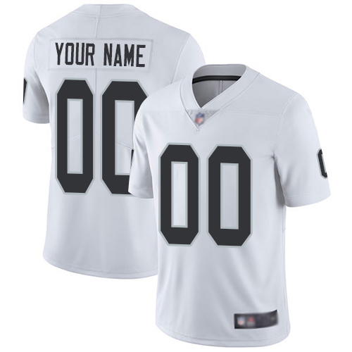 Limited White Men Road Jersey NFL Customized Football Oakland Raiders Vapor Untouchable